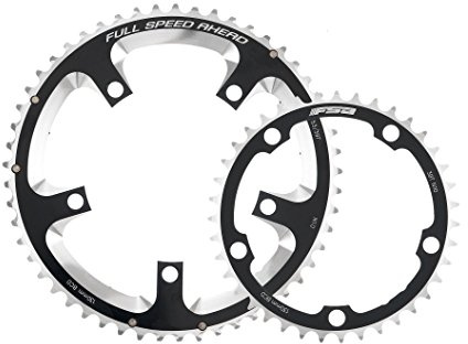 FSA Kettenblatt Super Road N10/11 130BCD V14 X, Unisex schwarz, 130 × 53T