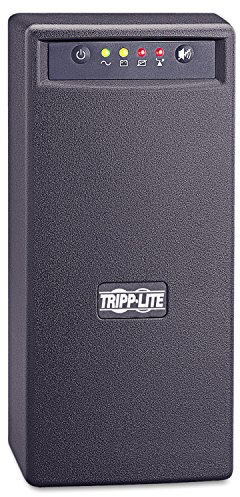 Tripp Lite SMART750USB 750VA 450W UPS Battery Back Up Tower AVR 120V USB RJ45, 6 Outlets Gray