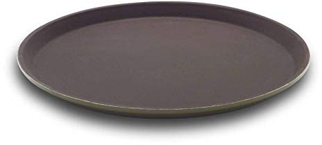 LACOR 69140 - Bandeja Redonda Fibreglass No Deslizante, 40 cm - Hostelería | Para hornear, servir y presentar; diseñado para acompañarte en tus preparaciones diarias con comodidad y buen resultado