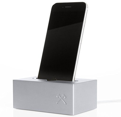 SolidDock SpaceGrey - Dockingstation Ladestation für Apple iPhone 5, 5s, SE, 6, 6s, 6 Plus, 6s Plus, 7/8, 7/8Plus, X