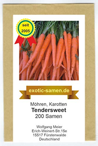 Möhre – Karotte - sehr süß – Früh- und Haupternte - Tendersweet - 200 Samen