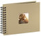 HAMA Album porta foto Fine Art con spirale, 50 foto 24x17, colore tortora