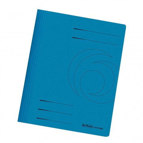 Schnellhefter A4 Pappe (Manila-Karton) kfm.- und Behördenheftung viele Farben zur Auswahl (5 Stück, blau)