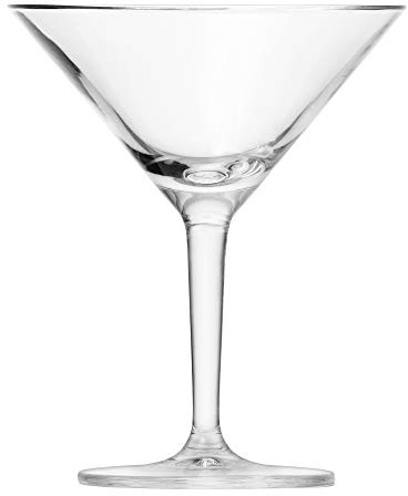 Schott Zwiesel Basic Bar Designed by World Renowned Mixologist Charles Schumann Tritan Crystal Glass, Traditional Martini Cocktail Glass, 5.9-Ounce, Set of 6