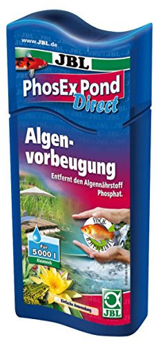 JBL PhosEx Pond Direct 27393 - Detersivo fosfato per laghetti, 250 ml