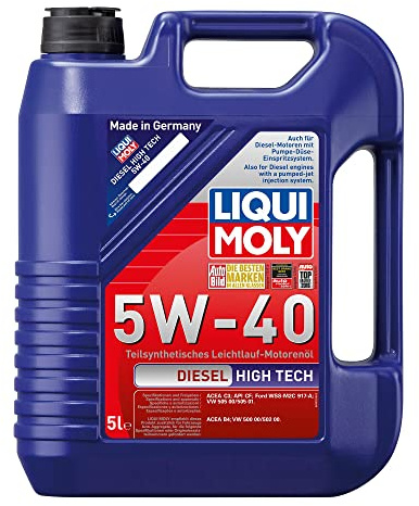 Liqui Moly Diesel High Tech 5W-40 | 5 L | Synthesetechnologie Motoröl | Art.-Nr.: 1332
