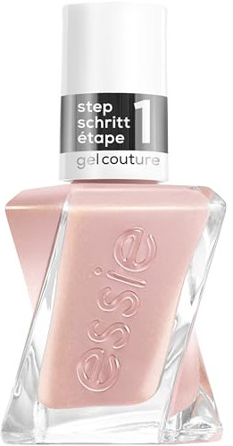 essie gel by essie langanhaltender Nagellack mit glänzendem Finish, Maniküre ohne UV-Licht, Gel Couture, Farbe: Nr. 507 last nightie, Rosa, 1 x 13,5 ml