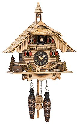 Engstler Quarz Kuckucksuhr Schwarzwaldhaus EN 444/22 Q