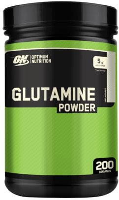 Optimum Nutrition Glutamin-Pulver, l-Glutamin-Aminosäure-Pulver, Nahrungsergänzungsmittel vor und nach dem Training Shake, nicht aromatisiert, 205 Portionen, 1,05 kg