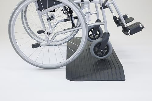 The Ramp People Rubber Ramps for Wheelchairs 2.5cm - 10cm (9cm/3.5) Wheelchair Ramp for Thresholds, Steps, Kerbs, Doorways