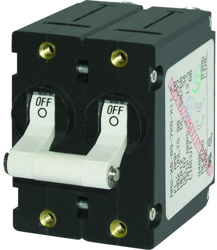 Blue Sea Systems 7238 Interruttore automatico a levetta serie A, bipolare, 30A