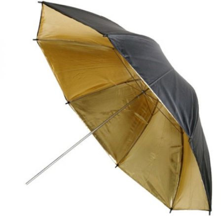 ayex Studio Umbrella Reflector 101 cm 40 Inches Gold Interior Black Outer