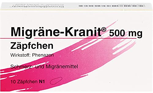MIGRÄNE KRANIT 500 mg Zäpfchen 10 St