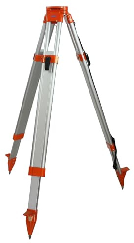 hedue® Baustativ NS2 - Stativ Laser höhenverstellbar für Nivelliergeräte & Rotationslaser, 90 cm - 150 cm