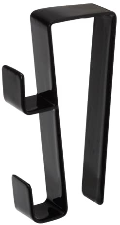YAMAZAKI 2783 TOWER UnderSink Hook, black, Steel, 1.5 x 3.8 x 7.2 cm