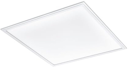 EGLO LED Einbauleuchte Salobrena 1, Deckenlampe, Wohnzimmerlampe | LED Deckenleuchte aus Aluminium, Kunststoff, Bürolampe in Weiß, Einbaulampe, Flurlampe Decke neutralweiß, L x B 59,5 cm