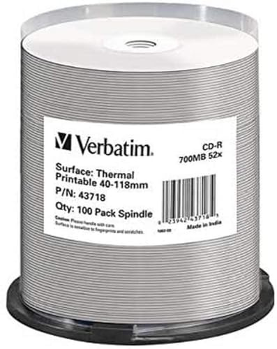 Verbatim 43718 CDR da 700 MB, Argento