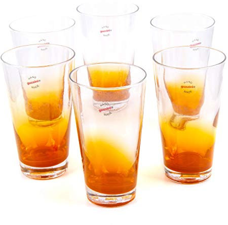 Set di 6 bicchieri bicolori Guzzini