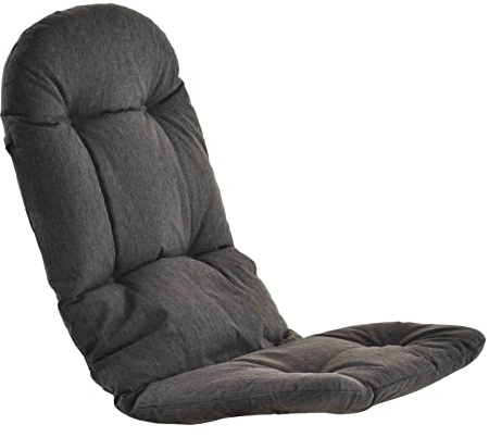 Korb-Outlet Schaukelstuhl Auflage Schwarz Polster Kissen 120x50 deutsche Herstellung Auflagekissen Kissenauflage für Schaukelsessel