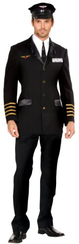 Hugh Jorgan Mile High Pilot Adult Costume (Large)