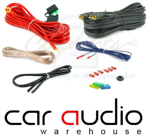 1200 watt 8 Gauge (AWG) Complete Car Amplifier Wiring Kit