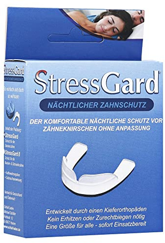 StressGard Nächtlicher Zahnschutz, Aufbissschiene Gegen Zähneknirschen, Schutz Für Die Backenzähne