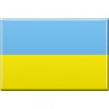Magnet - Länderflagge Ukraine - Gr.ca. 8x5,5 cm - 37848