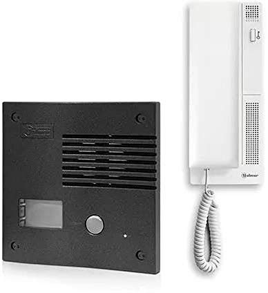 Kit de teléfono de la puerta de audio Golmar K-201 GRF, carcasa de grafito