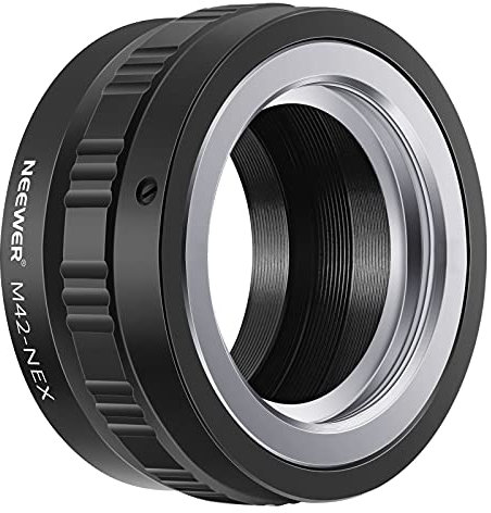Neewer Lens Mount Adapter for M42 Lens to Sony NEX E-Mount Camera,fits Sony A7 A7S/A7SII A7R/A7RII A7II A3000 A6000 A6300 NEX-3 NEX-3C NEX-5 NEX-5C NEX-5N NEX-5R NEX-6 NEX-7 NEX-VG10/20