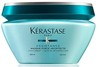 Kérastase Haarmaske für geschädigtes und strapaziertes Haar, Aufbauend und stärkend, Masque Force Architecte, Résistance, 200 ml