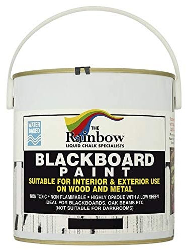 RAINBOW CHALK MARKERS LTD Blackboard Paint - 2.5 Litre Water-based, non-toxic, weather-proof
