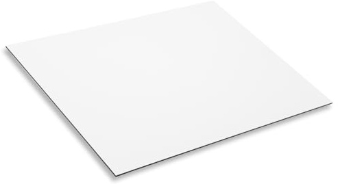 easydruck24de Aluverbundplatte weiß 30 x 20 mm - az059 | 3 mm breit, witterungsbeständig, Modellbau Messebau Beschilderung Heimwerker Siebdruck Digitaldruck