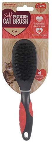 Rosewood Katzenbürste mit weichem Schutz