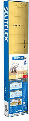 SELITFLEX 1,6 mm AquaStop - Verlegeunterlage für Parkett und Laminat mit Feuchteschutz (18 m²)