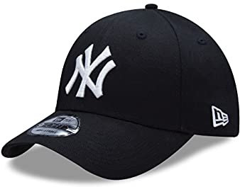 New Era New York Yankees MLB Black White 9Forty Adjustable Cap - One-Size