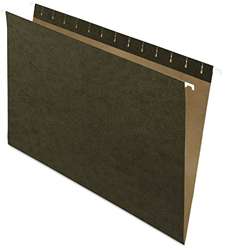 Pendaflex 81620EE Återvunna hängande mappar, laglig storlek, standardgrön, 25/BX (81620)