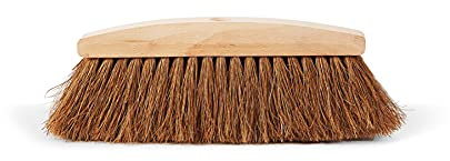 Perfetto Eco, Sunset 0002A, Scopa in Fibra di Cocco e Coccia Legno Naturale, Ecologica, 33 x 3,5 x 11,5 cm