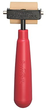 Speedball Soft Rubber Brayer, 1.5-Inch - Roller For Printmaking, Gel & Block Printing and Crafting - Made in USA