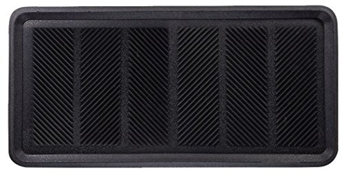 SafetyCare Rubber Shoe & Boot Tray - Multi-Purpose - 32 x 16 Inches - 1 Mat