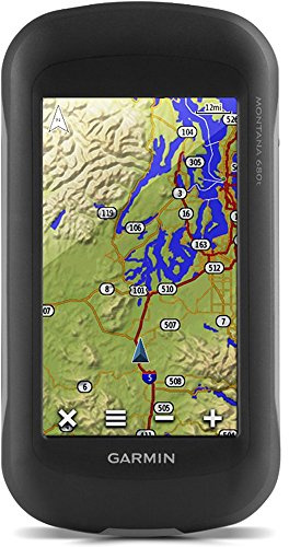 Garmin Montana 680t, Touchscreen Hiking Handheld, GPS/GLONASS and Preloaded TOPO Maps, 8 Megapixel Camera