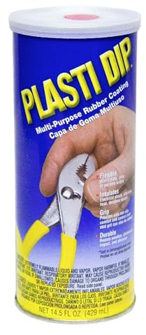 Plasti Dip Red Liquid Rubber Dip Can (14.5 Oz) for Automotive Enthusiasts – Peelable, Durable Tool Dip & Rubber Dip Coating – Tool Handle Dip Coating for Automotive, Tools & DIY Projects – (1 pack)
