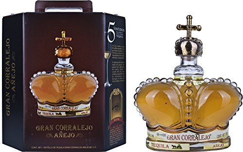 Gran Corralejo Tequila AÑEJO 100% de Agave 38% Vol. 1l in Giftbox