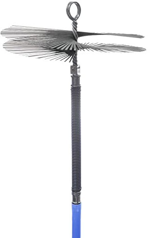 Papillon Maurer Kaminbürste, 25 cm, 6 Stufen, Weiß, Nylon, 1 Stück