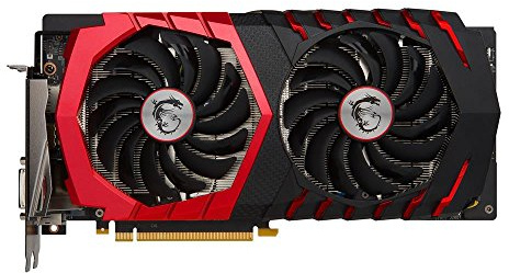 MSI GeForce GTX 1060 Gaming X 6GB Nvidia GDDR5 1x HDMI, 3x DP, 1x DL-DVI-D, 2 Slot Afterburner OC, VR Ready, 4K-optimiert, Grafikkarte