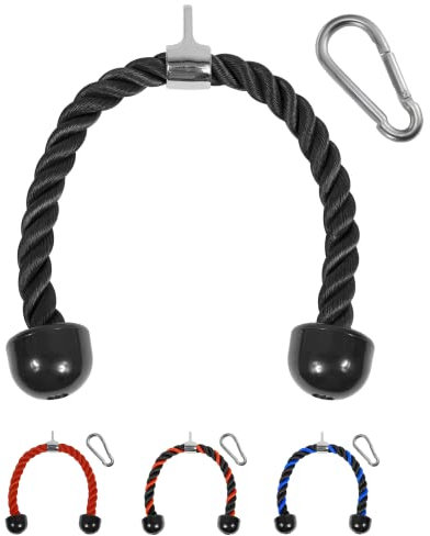 Yes4All SX2G Corde à triceps, 68.6 cm - Noir