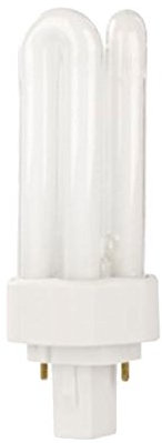 GE Biax T G24d 18 Watt 2 Pin Cool (4000k) Compact Fluorescent Light Plus Lamp, 6 W, Warm White