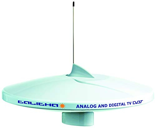 Nordwest-Funk GLOMEX V9125AGCU/DAB20 Antenne TV pour DVB-T/DVB-T2/DAB Blanc