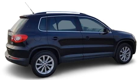 Solarplexius Auto-Sonnenschutz Scheiben-Tönung passgenau für VW TIGUAN Bj. 2007-16 Keine Folie Komplettsatz