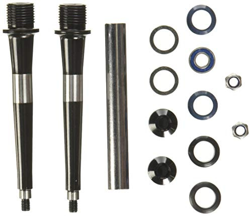 Crankbrothers Pedal Upgrade Kit - Long Spindle, Black | Crankbrothers Long Spindle Upgrade Kit for 2010+ Pedals | All-Mountain & Downhill Control