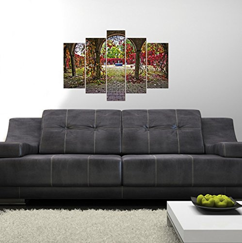 Homemania MT.51.12027 Wandfarbe, Landschaftsgestaltung, für Wohnzimmer, Schlafzimmer, MDF, Mehrfarbig, 108 x 70 cm
